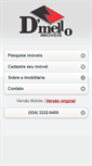 Mobile Screenshot of imobiliariadmello.com.br